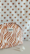 Trousse Make up Zebre camel