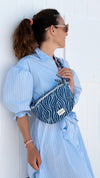 Sac Banane Mum Zebre Indigo