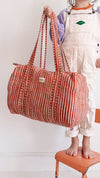 Sac Week end Stripe Brown