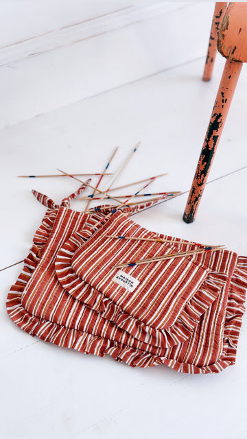 Grande Pochette Stripe Brown