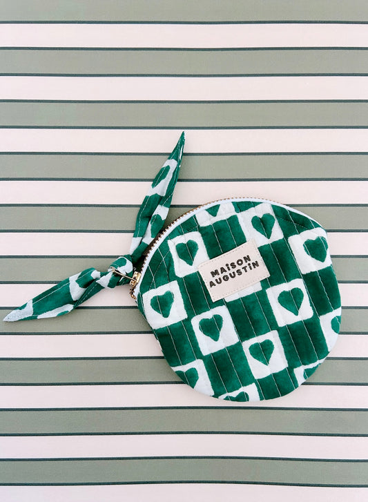 Porte Monnaie Coeur Sapin