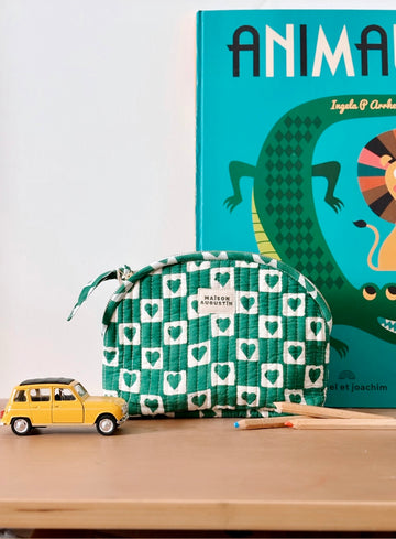 Trousse Make up Coeur Sapin