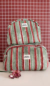 Trousse de toilette Stripe Brique