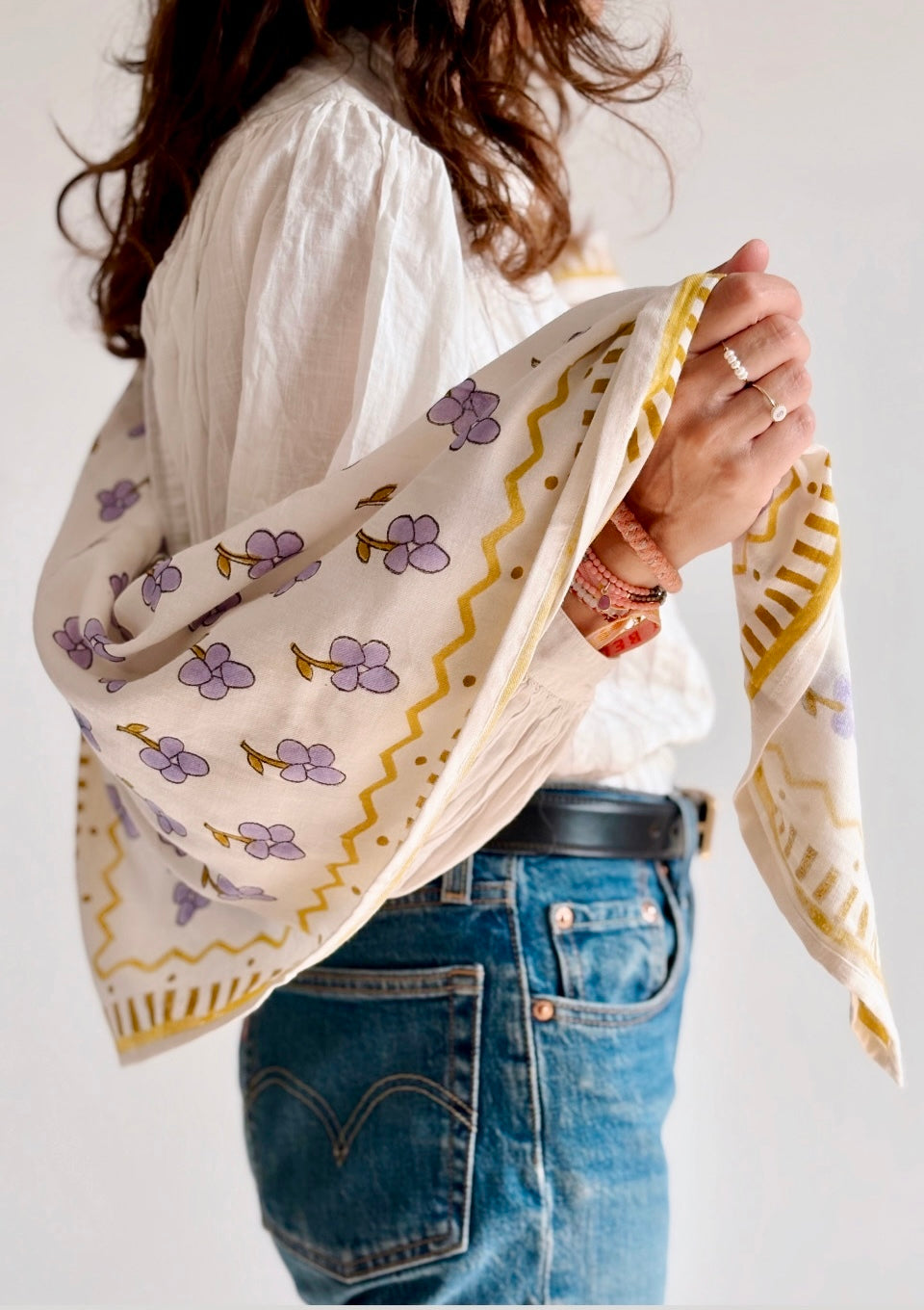 Foulard Adulte Purple Bloom