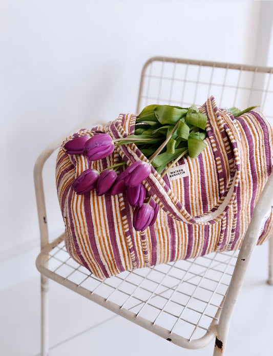 Sac Week end  Stripe Soleil