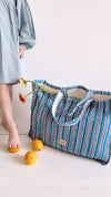 Cabas Stripe  Bleu